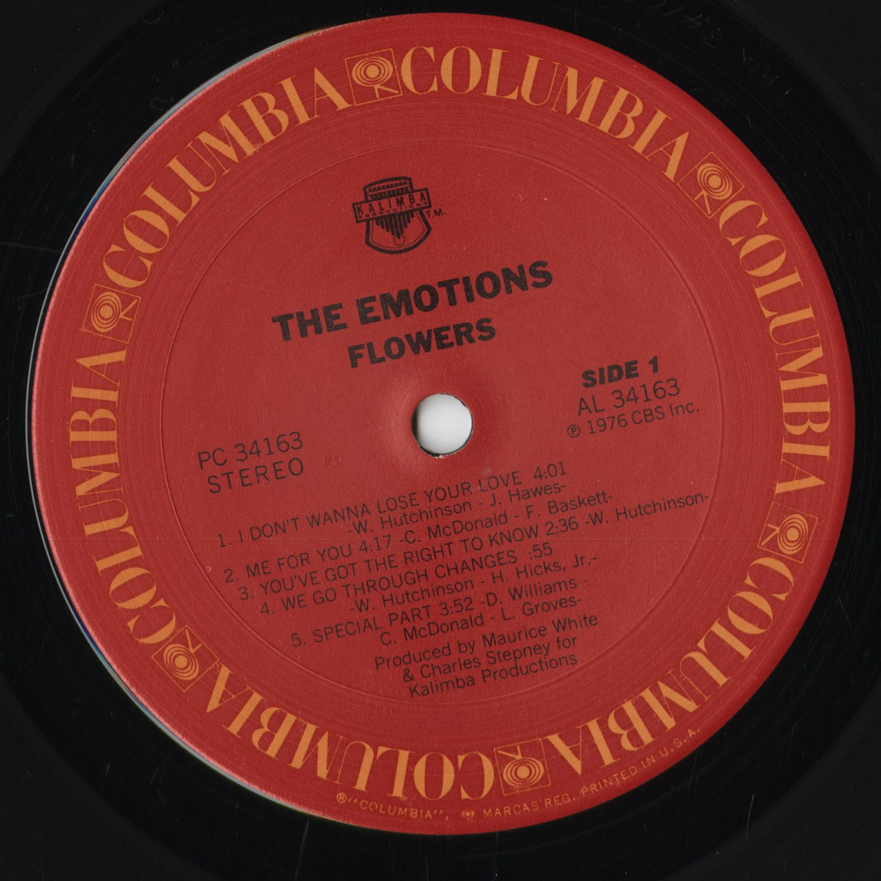 The Emotions - Flowers (PC 34163) 1976 US Columbia|中古LP