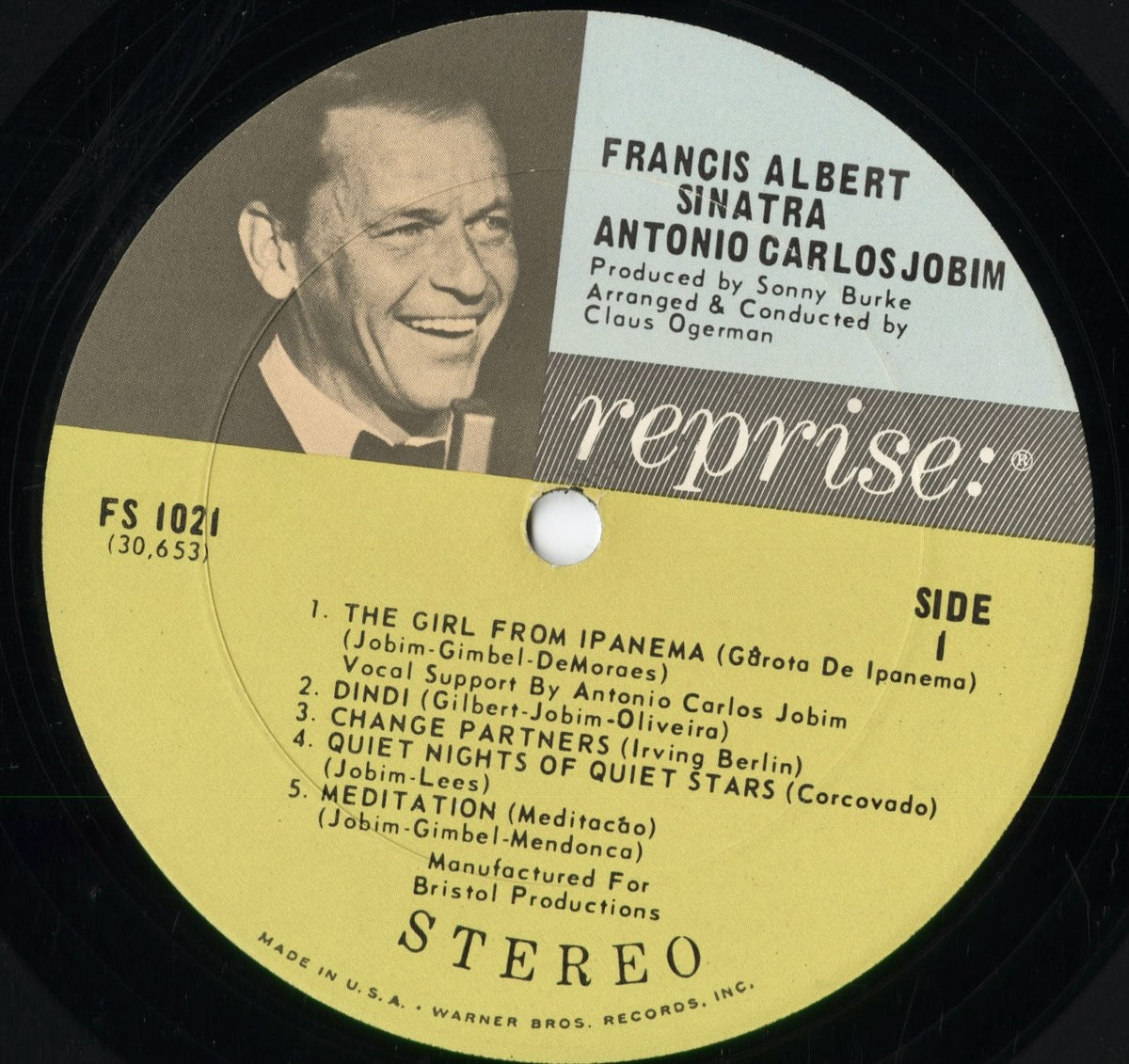 Francis Albert Sinatra & Antonio Carlos Jobim (FS 1021) 1967 US Reprise|中古LP