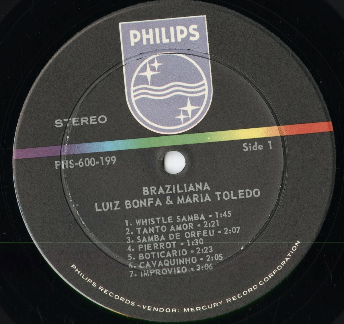 Luiz Bonfa & Maria Toledo - Braziliana (PHS 600-199) 1965 US Philips|中古LP