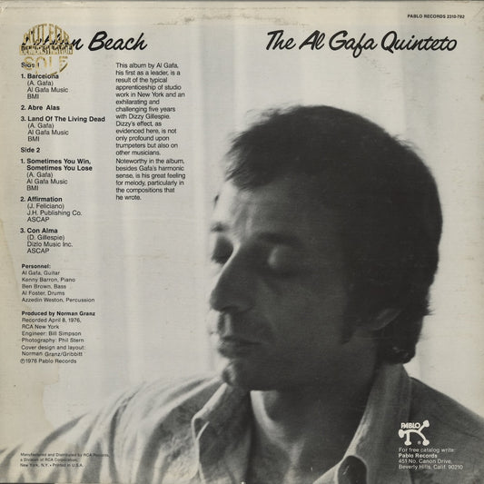 The Al Gafa Quinteto / アル・ガファ / Leblon Beach (2310-782)