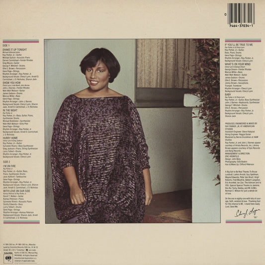 Cheryl Lynn / シェリル・リン / In The Night (FC37034)