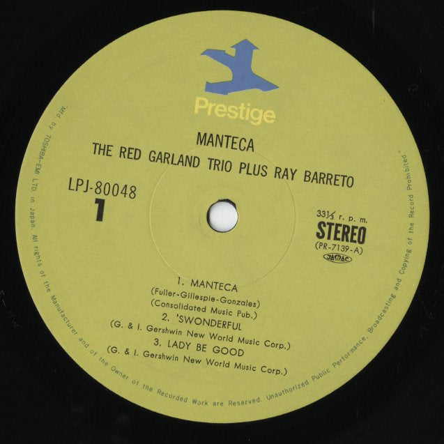 Red Garland / レッド・ガーランド / Manteca (LPJ-80048)