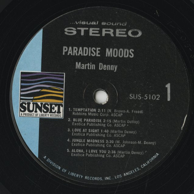Martin Denny / マーチン・デニー / Paradise Mood (SUS-5102)