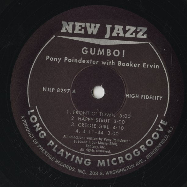 Pony Poindexter / ポニー・ポインデクスター / Gumbo! (8297)