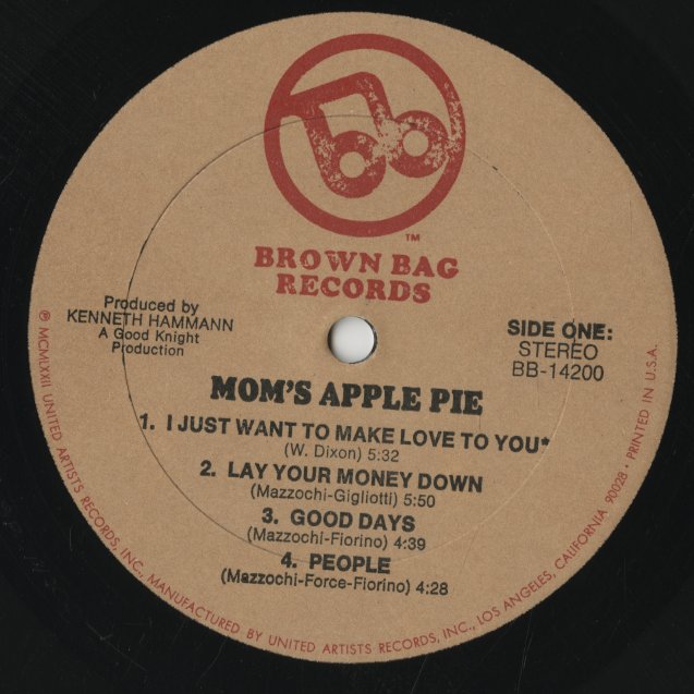 Mom’s Apple Pie / ママズ・アップルパイ(1972) (BB14200)