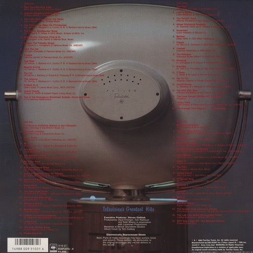 Various - Television's Greatest Hits (65 TV Themes! From The 50's And 60's) (42AP 3173~4) 1986 JPN CBS-SONY|中古LP