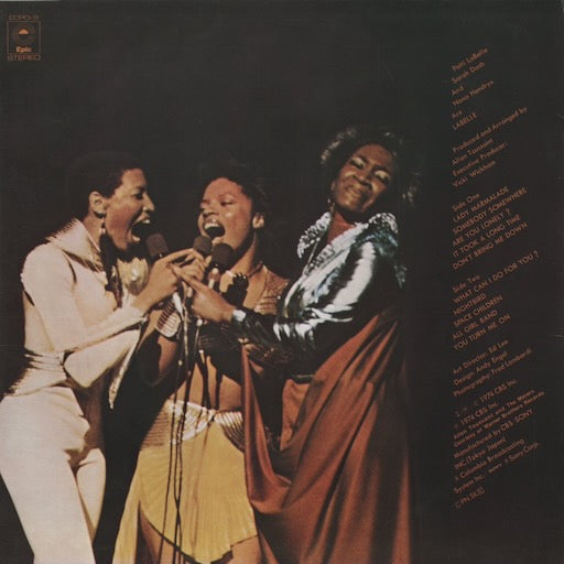 Labelle - Nightbirds (ECPO-9) 1974 JPN Epic|中古LP