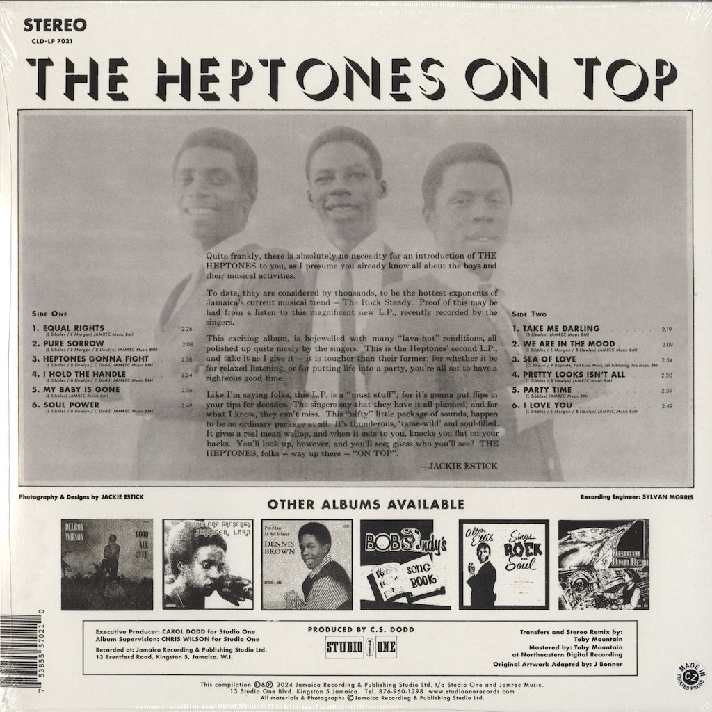 The Heptones / ヘプトーンズ / On Top (CLD-LP 7021)