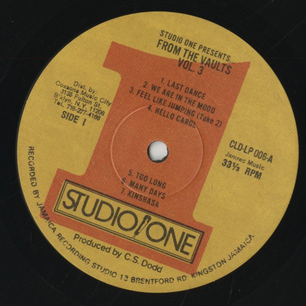 V.A./ Studio One Presents From The Vaults Vol.3 (CLD LP006)