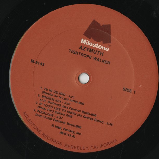 Azymuth / アジムス / Tightrope Walker (M9143)