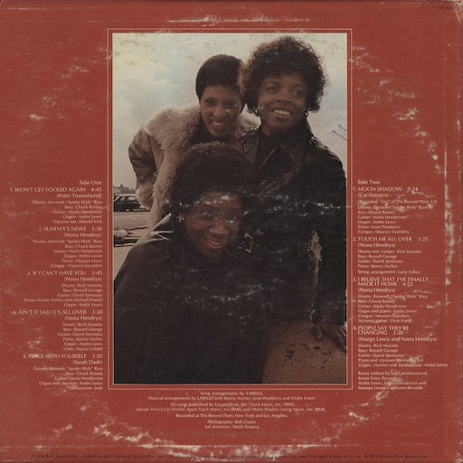 Labelle - Moon Shadow (BS2618) 1972 US Warner Bros.|中古LP