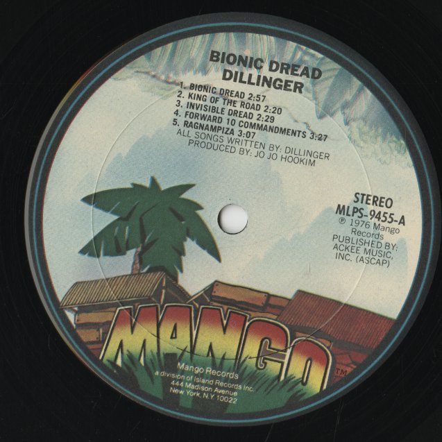 Dillinger / ディリンジャー / Bionic Dread (MLPS9455)