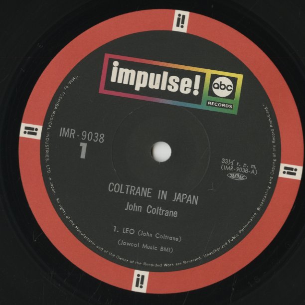 John Coltrane / ジョン・コルトレーン / Coltrane In Japan -3LP Box (IMR9036C)