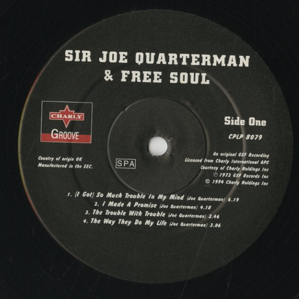Sir Joe Quarterman & Free Soul / サー・ジョー・クォーターマン&フリー・ソウル (CPLP 8079)