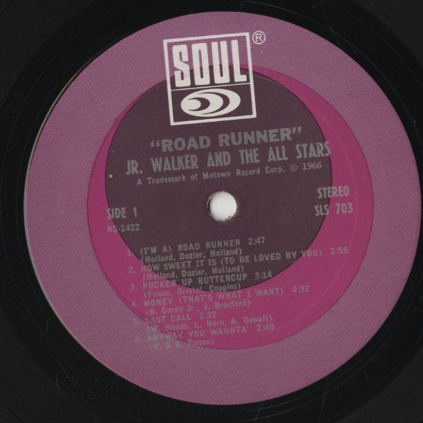 Jr. Walker & The All Stars / ジュニア・ウォーカー / Road Runner (SS-703)