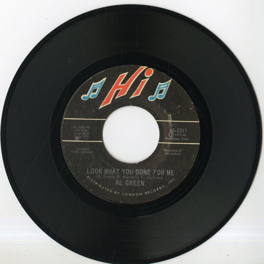 Al Green / アル・グリーン / Look What You Done For Me / La-La-For You -7 (45-2211)