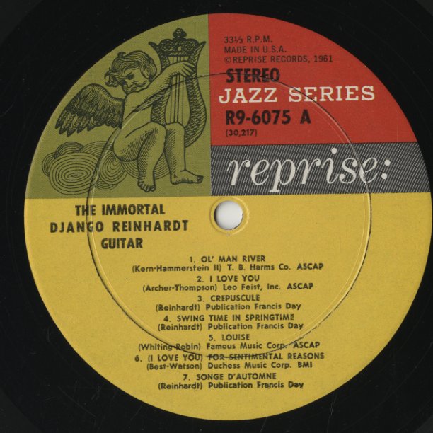 Django Reinhardt / ジャンゴ・ラインハルト / The Immortal Django Reinhardt Guitar (R9-6075)