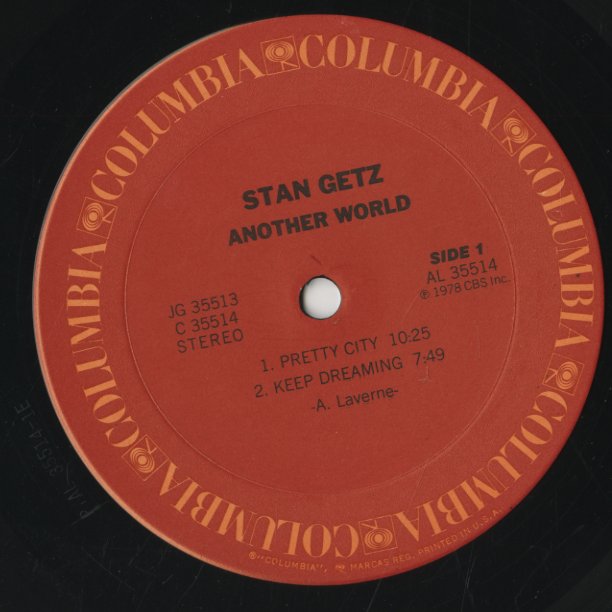 Stan Getz / スタン・ゲッツ / Another World (JG35513)