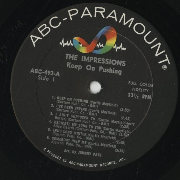 The Impressions / インプレッションズ / Keep On Pushing (ABC-493)