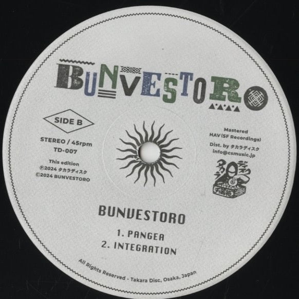 Bunvestro – EP (TD-007) 12inch 2024 JPN | 新品12inch