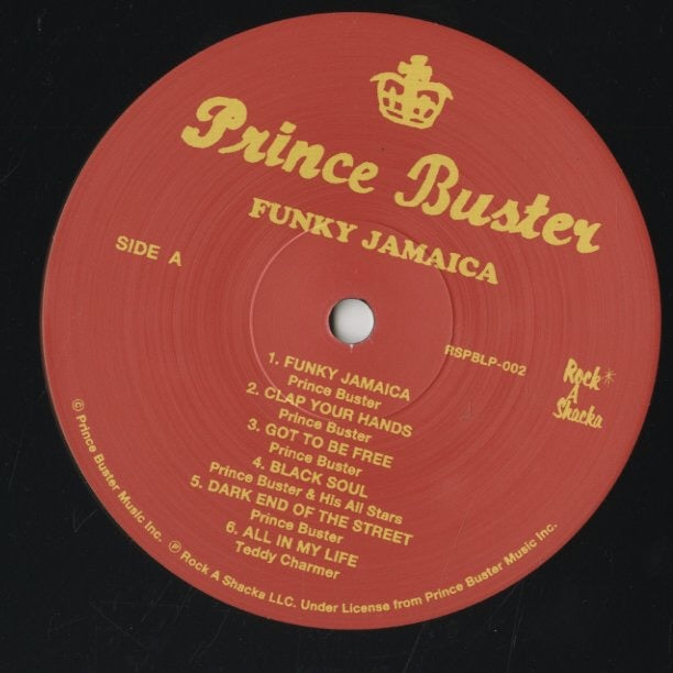 Prince Buster / プリンス・バスター / Funky Jamaica -LP (RSPBLP-002)