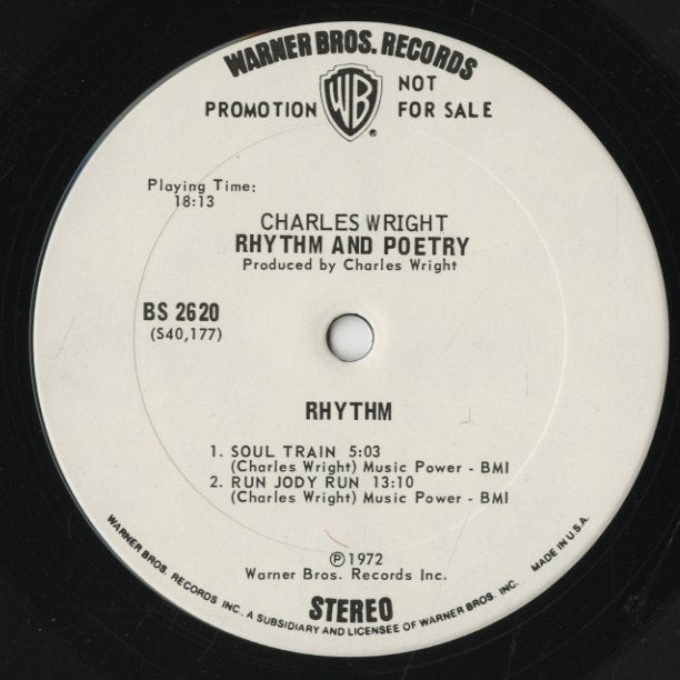 Charles Wright / チャールズ・ライト / Rhythm And Poetry (BS2620)
