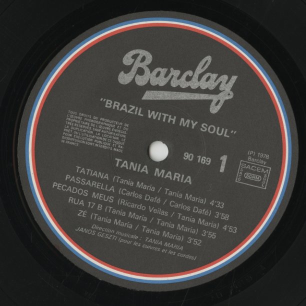 Tania Maria / タニア・マリア / Brazil With My Soul (90169)