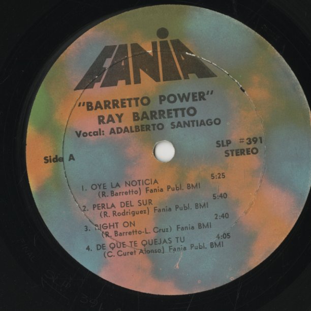 Ray Barretto / レイ・バレット / Barretto Power (SLP391)