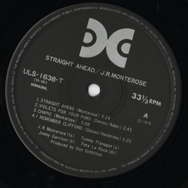 J.R. Monterose / J R モンテローズ / The Message (ULS-1638-T)