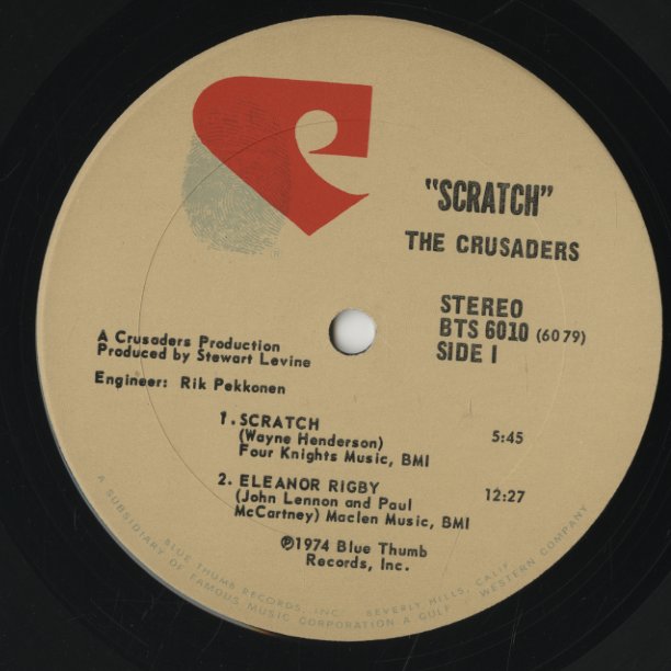 The Crusaders / クルセイダーズ / Scratch (BTS6010)