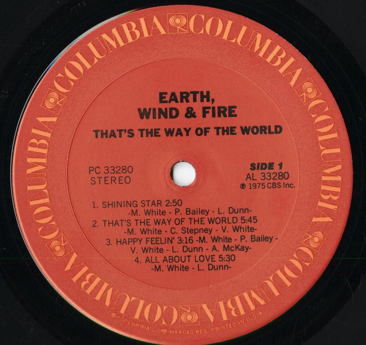 Earth Wind & Fire – That's The Way Of The World (PC 33280) 1975 US Columbia|中古LP