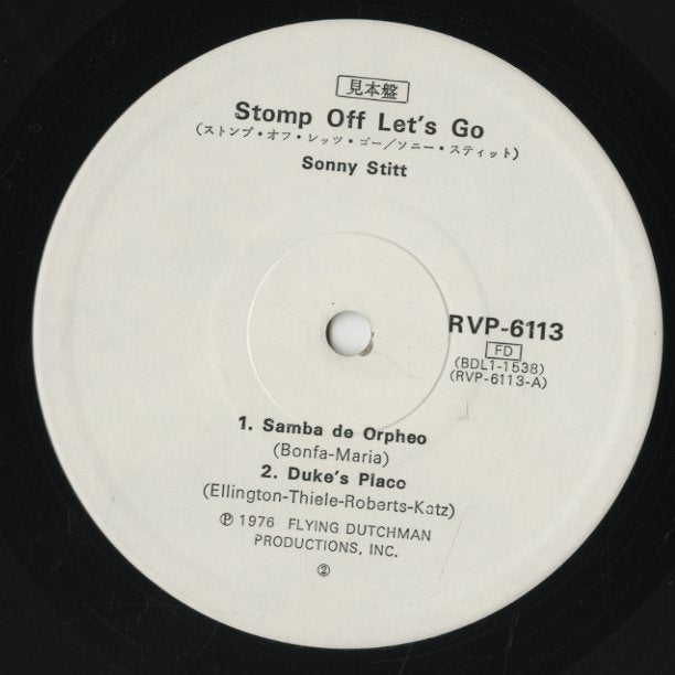 Sonny Stitt / ソニー・スティット / Stomp Off Lets Go (RVP6113)