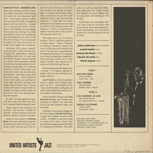 John Coltrane - Coltrane Time (GXC-3132) LP 1976 JPN UA / King Record|中古LP