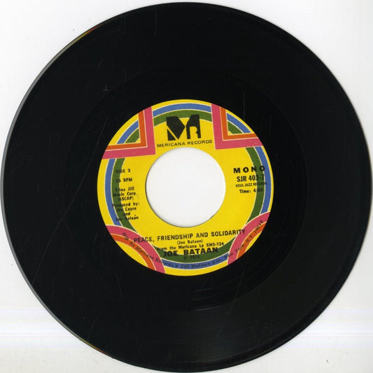 Joe Bataan / ジョー・バターン / Latin Strut - Peace Friendship and Solidarity -7 (SJR 403-7)