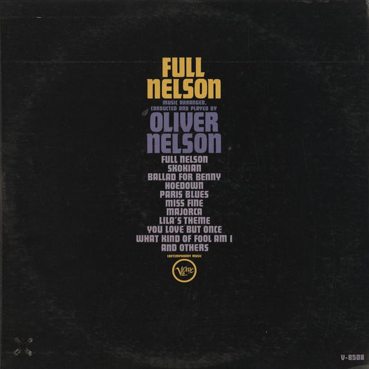 Oliver Nelson / オリヴァー・ネルソン / Full Nelson (V-8508) MONO
