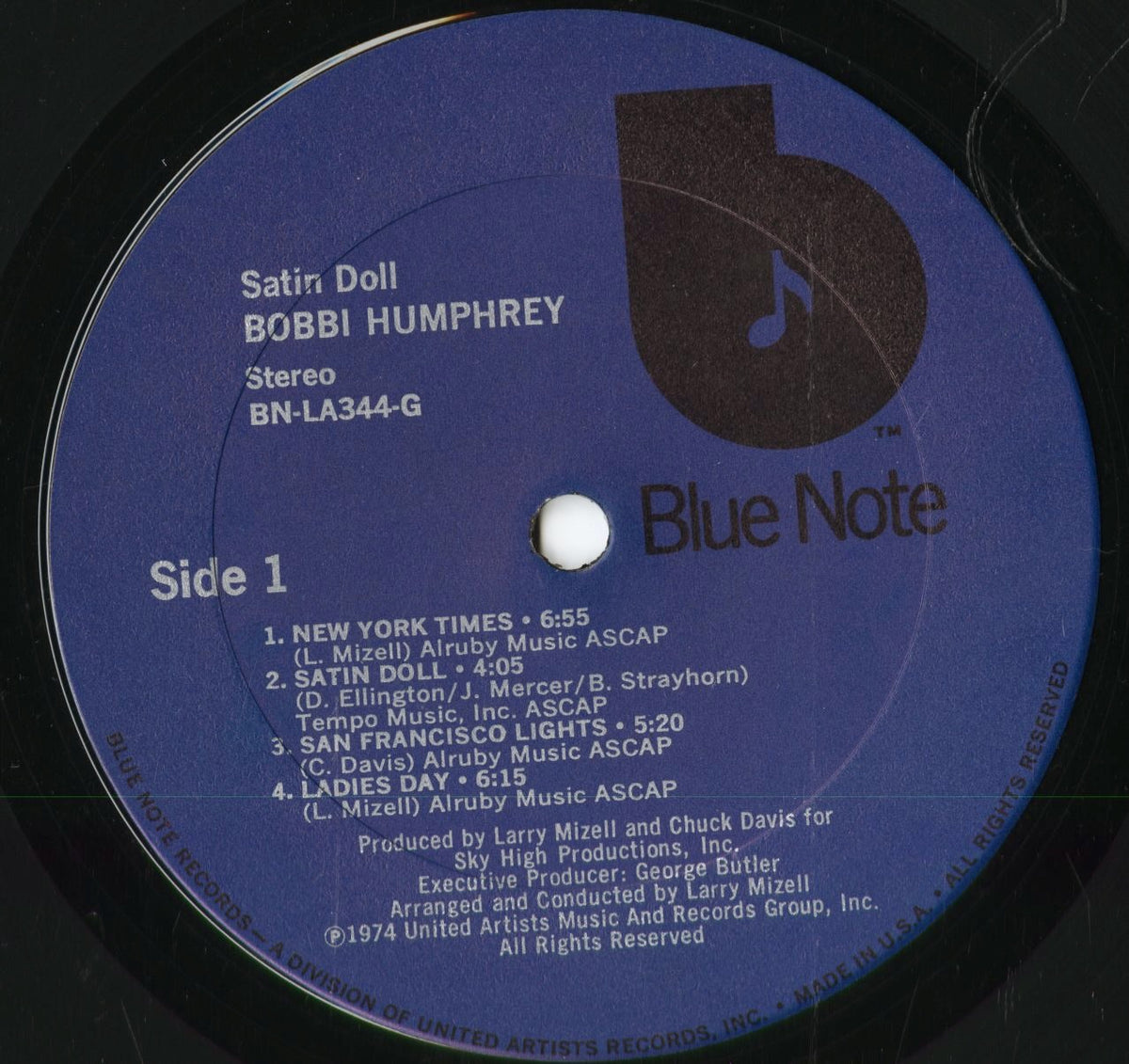 Bobbi Humphrey - Satin Doll (BN-LA344-G) 1974 US Blue Note|中古LP
