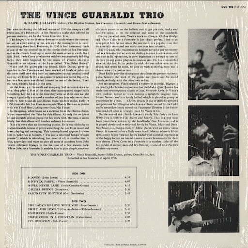 Vince Guaraldi Trio - 1956 (OJC-149) LP 1984 US Fantasy/OJC|中古LP