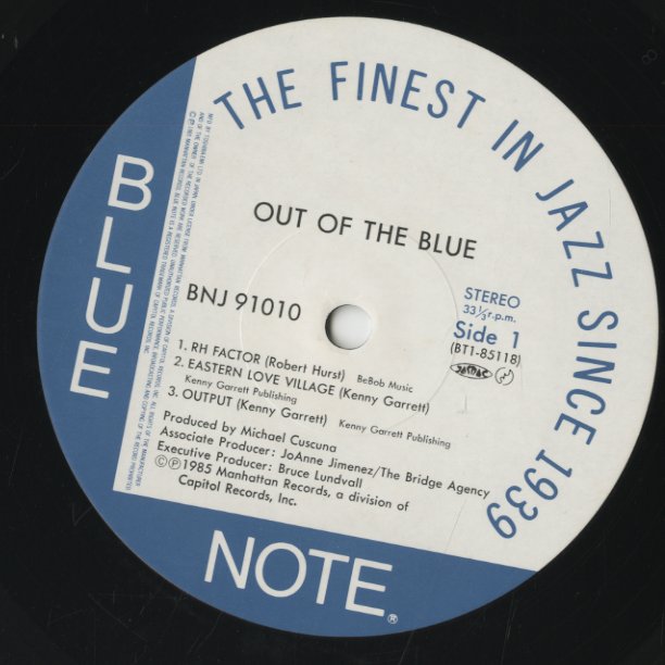 Out Of The Blue / アウト・オブ・ザ・ブルー / O.T.B. (BNJ 91010)
