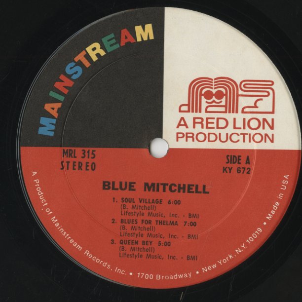 Blue Mitchell / ブルー・ミッチェル (1971) (MRL315)