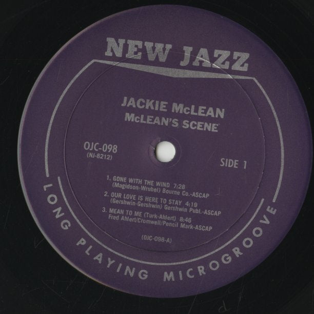 Jackie McLean / ジャッキー・マクリーン / McLean's Scene (OJC-098)