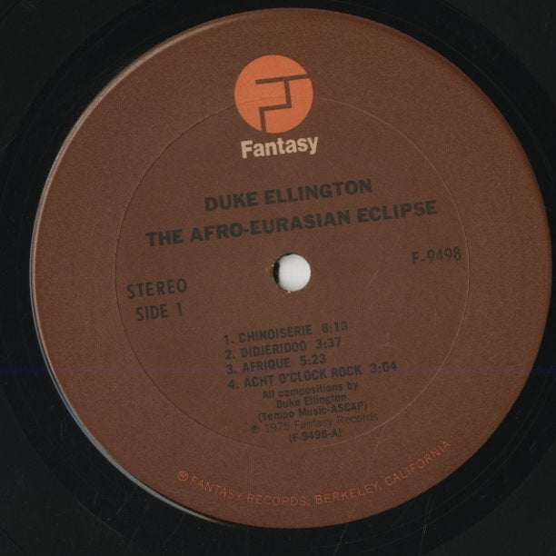Duke Ellington / デューク・エリントン / The Afro-Eurasian Eclipse (F-9498)