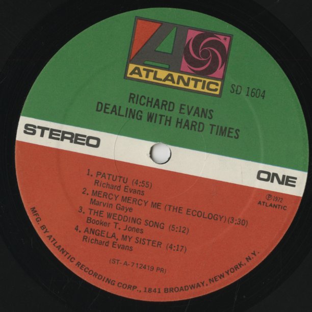 Richard Evans / リチャード・エヴァンス / Dealing With Hard Times (SD1604)