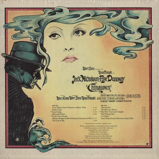 Jerry Goldsmith - Chinatown - OST (ABDP-848) LP 1974 US ABC|中古LP