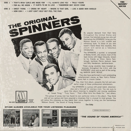 The Spinners - The Original Spinners (M5-132V1) 1981 US Motown|中古LP