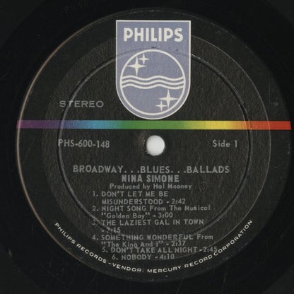 Nina Simone / ニナ・シモン / Broadway Blues Ballads (PHM 200-148)