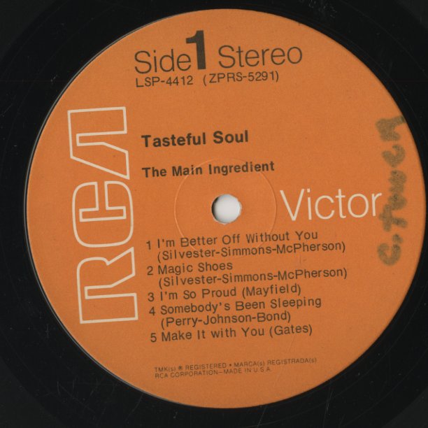 The Main Ingredient / メイン・イングリディエント / Tasteful Soul (LSP-4412)