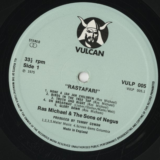 Ras Michael & The Sons Of Negus / ラス・マイケル / Rastafari (VULP005)
