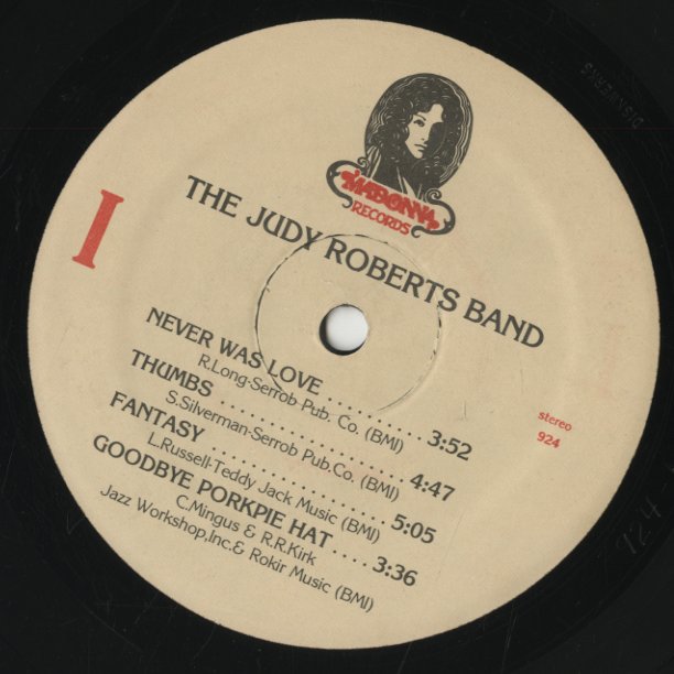 Judy Roberts / ジュディ・ロバーツ / The Judy Roberts Band (924)