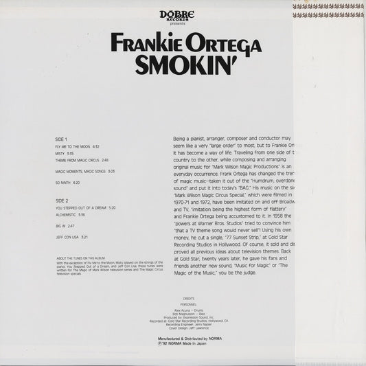 Frankie Ortega / フランキー・オルテガ / Smokin' (NLP7001)