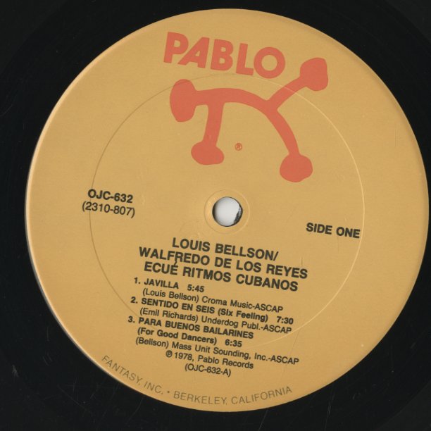 Louis Bellson - Walfredo De Los Reyes / ルイ・ベルソン / Ecue Ritmos Cubanos (OJC632)